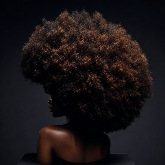 Illustration d'une perruque afro de gros volume