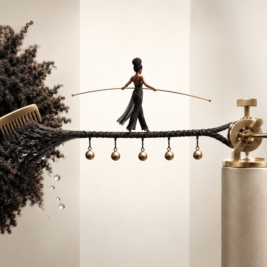Extension cheveux crépus : équilibre entre tension, répartition du poids et préparation de la fibre lors de la pose