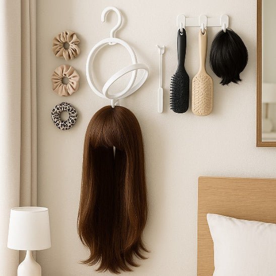accessoire cheveux perruknest presentoir modele blanc