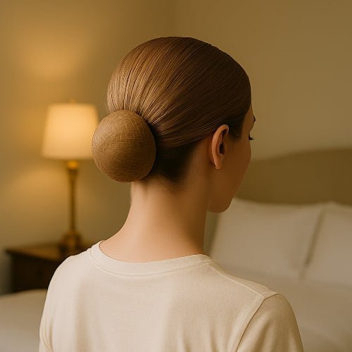 accessoire cheveux silknet bonnet chatain