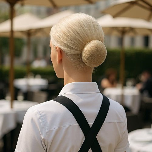 accessoire cheveux silknet bonnet blond platine