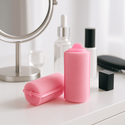 bigoudis curlyna couleur rose format 2,5cm