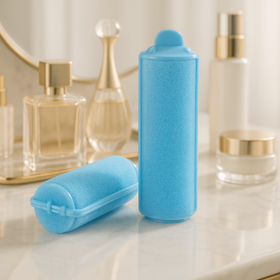 bigoudis curlyna variante bleu format 2cm