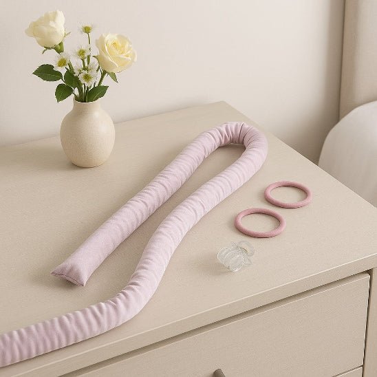 bigoudis pour cheveux rubanella couleur rose