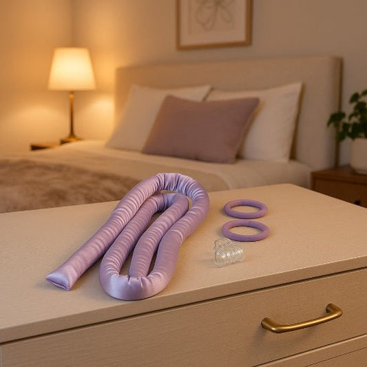 bigoudis pour cheveux rubanella couleur violet