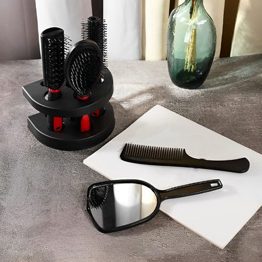 brosse a cheveux coiffelix kit rouge