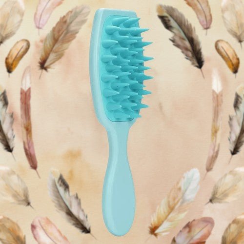 brosse a cheveux massalia bleu