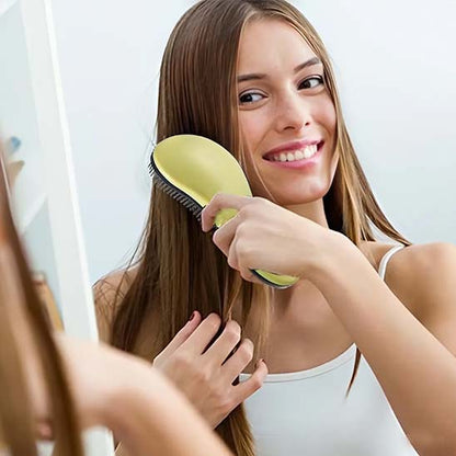 brosse a cheveux nymphea jaune