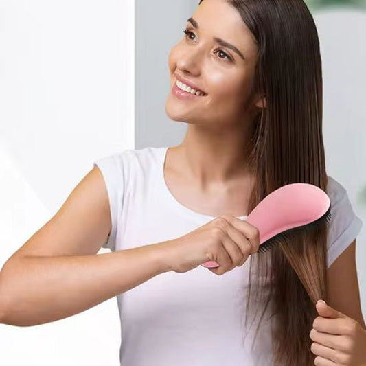 brosse a cheveux nymphea rose