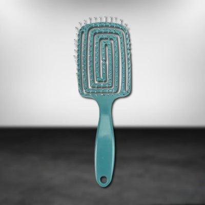 brosse a cheveux ondaya variante verte