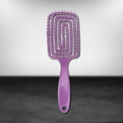 brosse a cheveux ondaya violet