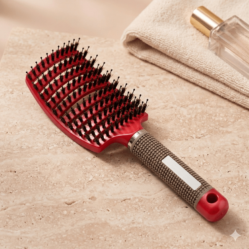 brosse a cheveux purebrin variante rouge