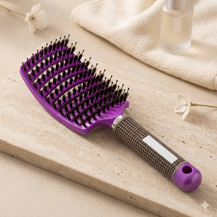 brosse a cheveux purebrin variante violet