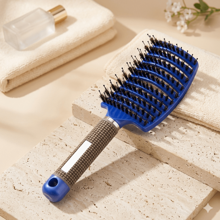 brosse a cheveux purebrin variante bleu