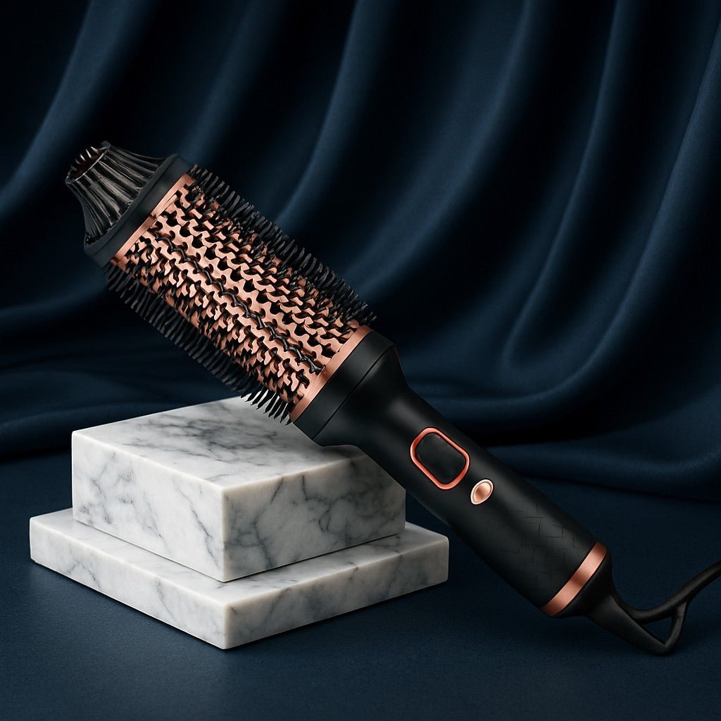 brosse chauffante alyzera noir