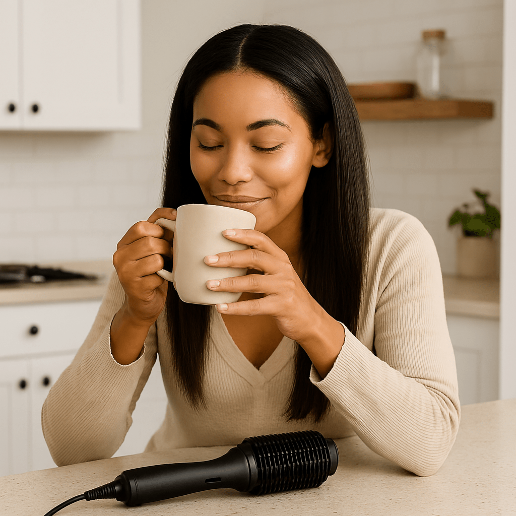 brosse chauffante curltatix action