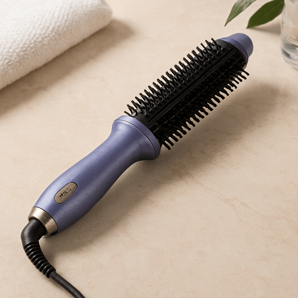 brosse chauffante curltatix variante lilas