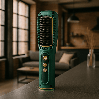 brosse chauffante nevola vert