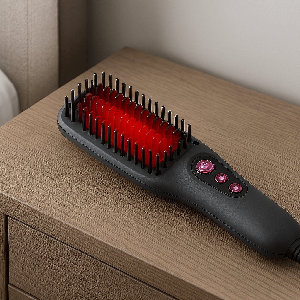 brosse chauffante lissante nevola chaleur