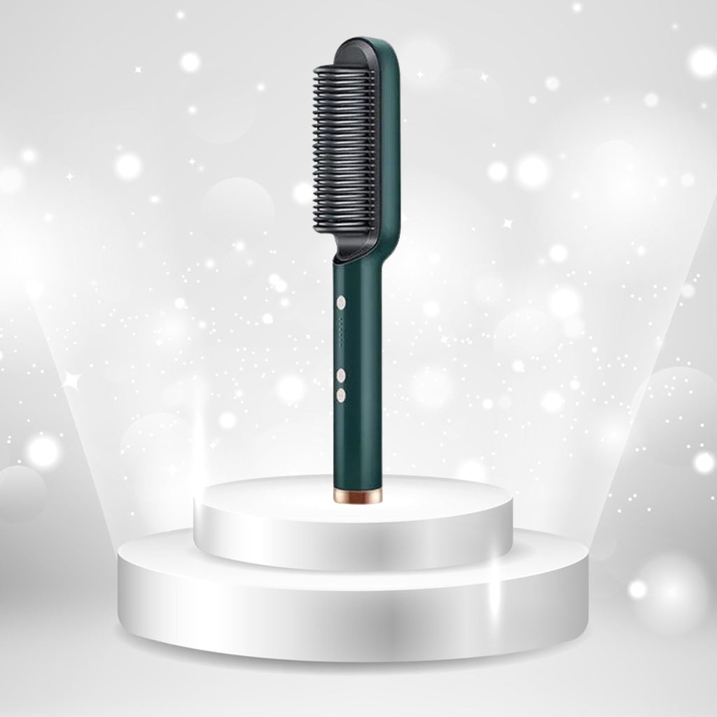 brosse chauffante lissante subliss vert