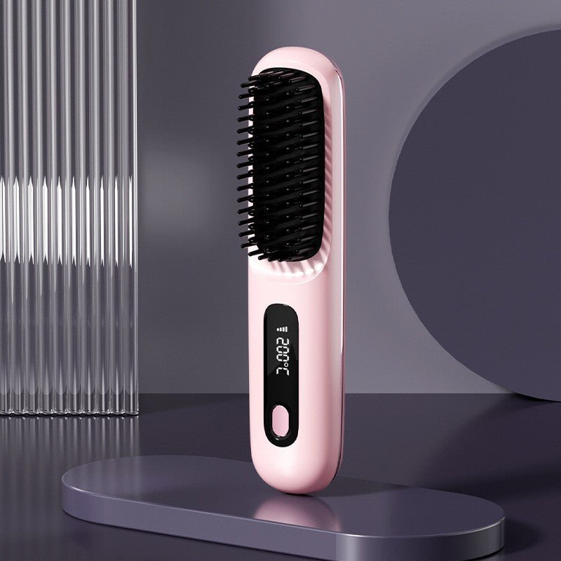 brosse chauffante nelya rose