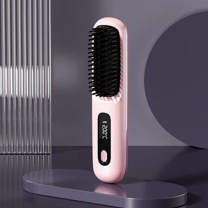 brosse chauffante nelya rose