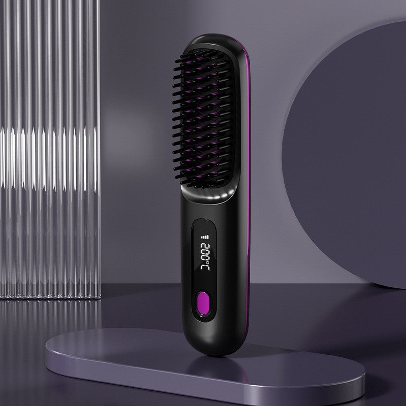 brosse chauffante nelya noir