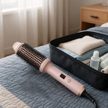 brosse chauffante volyn rose