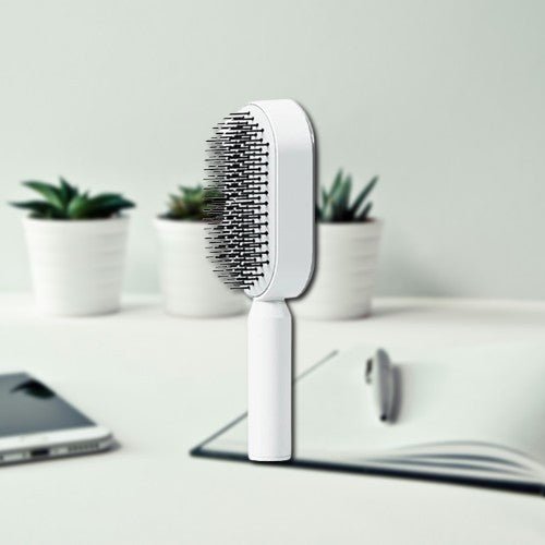 brosse pour les cheveux brushup presentation modele blanc