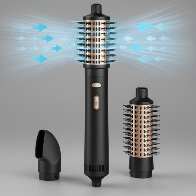 brosse soufflante voltaia noir