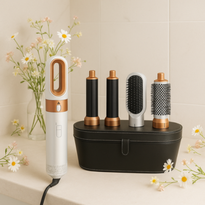 brosse soufflante zephee blanc coffret noir