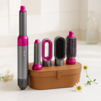 brosse soufflante zephee gris coffret brun