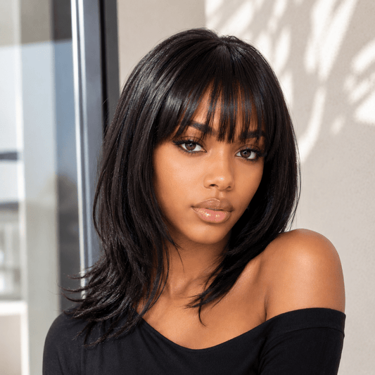 clips extensions cheveux naturels sepia couleur noir profond