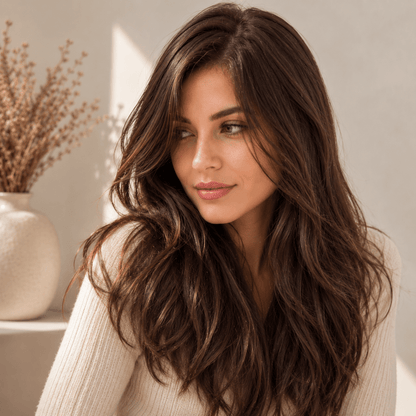 extension adhesive fixea brun chocolat