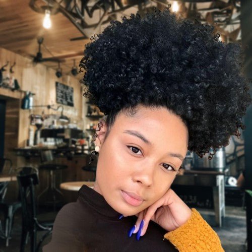 extension cheveux a clip afrocrown 1chignon