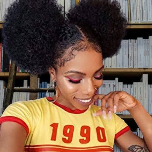 extension cheveux a clip afrocrown 2chignons