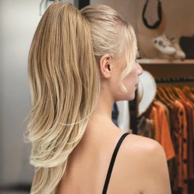 extension cheveux a clip oreaclip dore platine