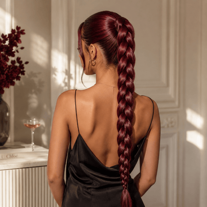 Extension cheveux cavalee cherry cola