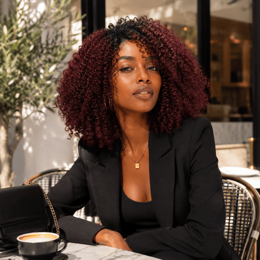 extension cheveux afrotwist noir-bordeau