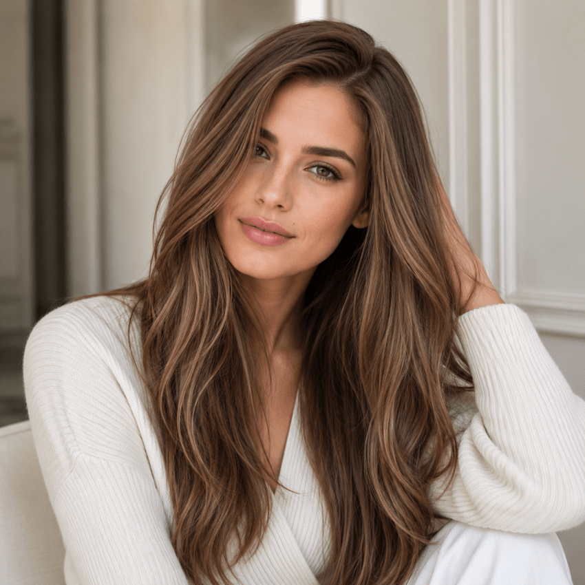 extensions adhesives fixealite couleur châtain clair
