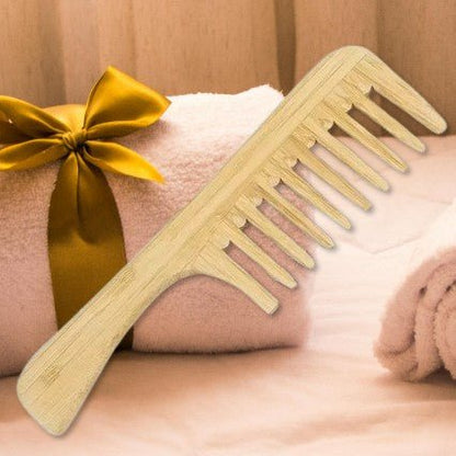 peigne a cheveux bambook manche long