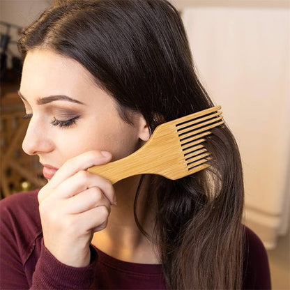 peigne a cheveux bambook modele afro