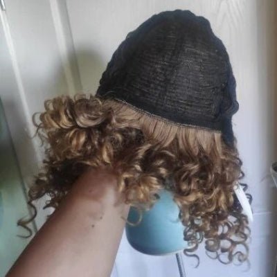 perruque afro afroglow bonnet avant