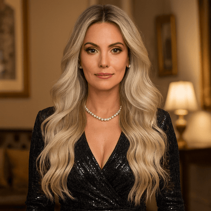 perruque blonde goldenhalo balaye photo caroussel