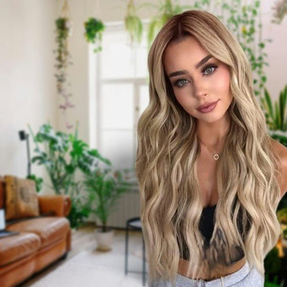 perruque blonde goldenhalo blond naturel caroussel