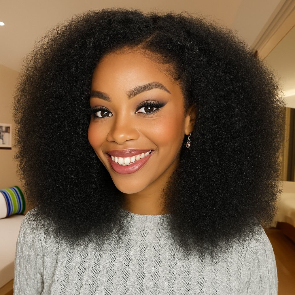 perruque cheveux naturels afroluxe volume