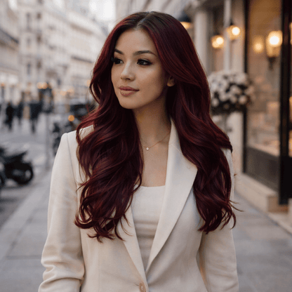 perruque cheveux naturels bordeaux bordolysa rendu final