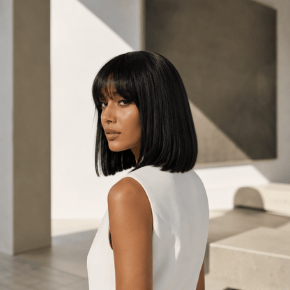 perruque cheveux naturels naturbob 25 cm