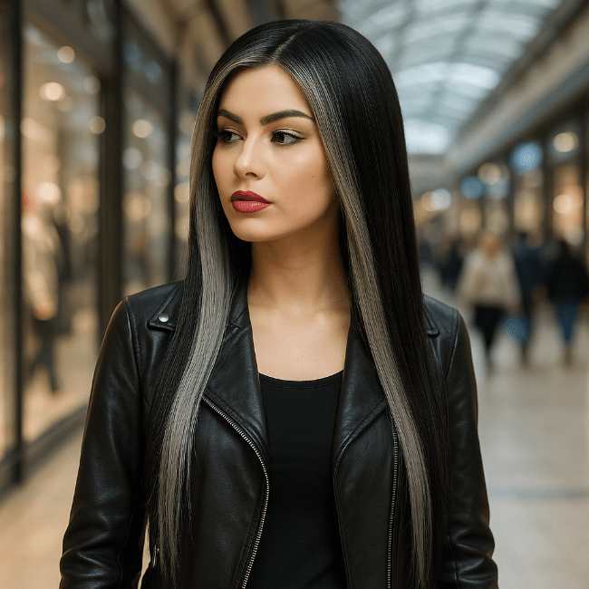 perruque femme chromatik couleur grise