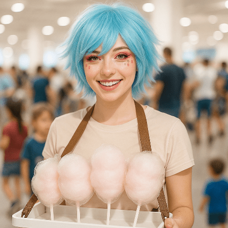 perruque femme cosplay frost celeste